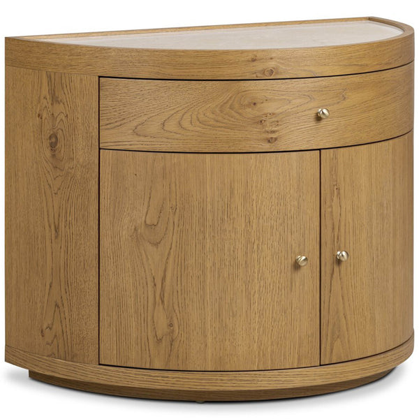 home fashion Ashton Nightstand Cream Marble by Four Hands