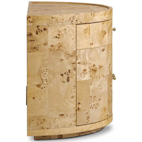 Home Fashion Ashton Nightstand Natural Poplar Burl By Four Hands