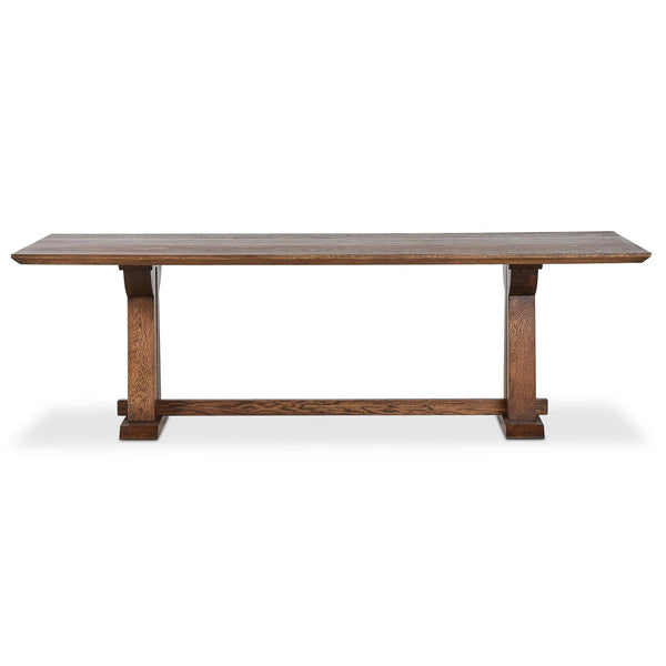 Home Fashion Ashwin Rectangular Dining Table Brown Oak By Four Hands