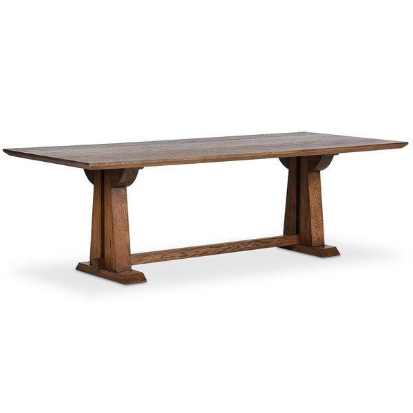 home fashion Ashwin Rectangular Dining Table Brown Oak by Four Hands