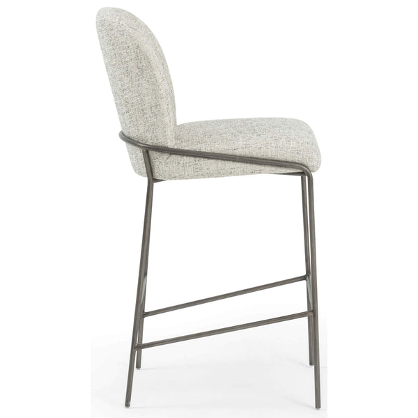 Home Fashion Astrud Bar & Counter Stool Lyon Pewter By Four Hands