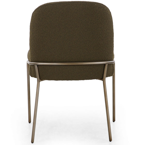 Home Fashion Astrud Dining Chair Boucle Olive Set Of 2 By Four Hands