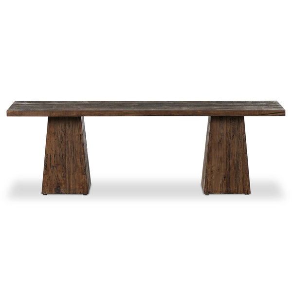 Home Fashion Atlas Console Table Smoked Alder By Four Hands