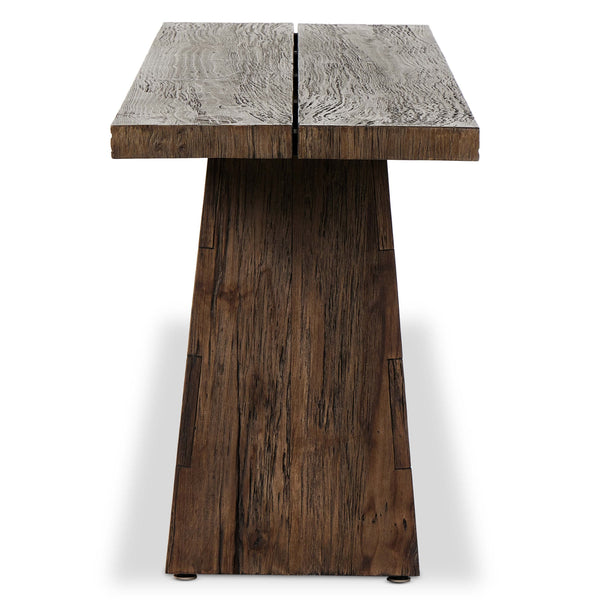 Home Fashion Atlas Console Table Smoked Alder By Four Hands