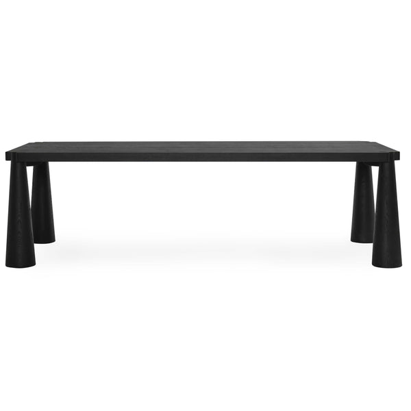 Home Fashion Atrop Rectangular Dining Table Ink Black