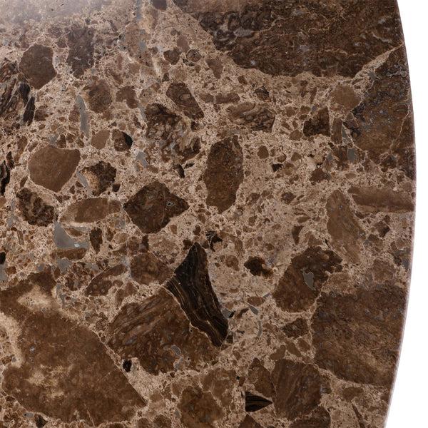 Home Fashion Atwell Round Dining Table Medium Brown