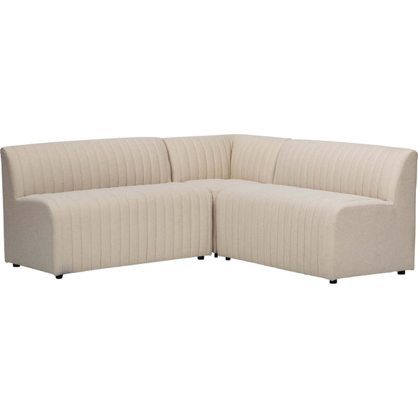 home fashion Augustine Banquette Capri Oatmeal by Four Hands