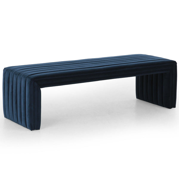 home fashion Augustine Bench Sapphire Navy by Four Hands
