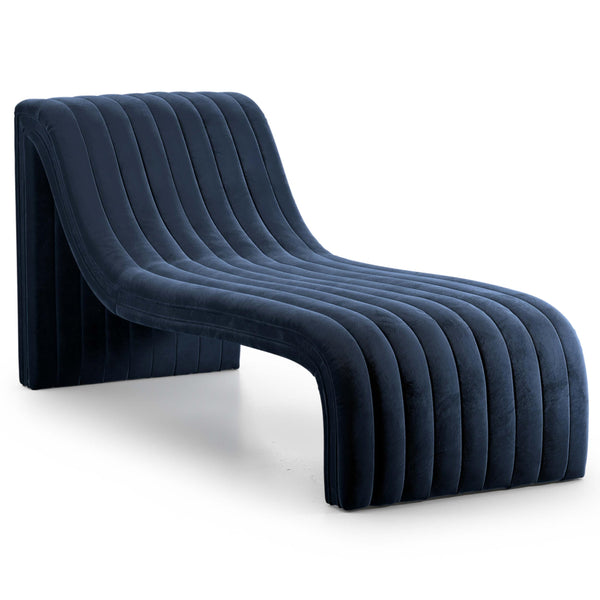 Home Fashion Augustine Chaise Lounge Sapphire Navy By Four Hands