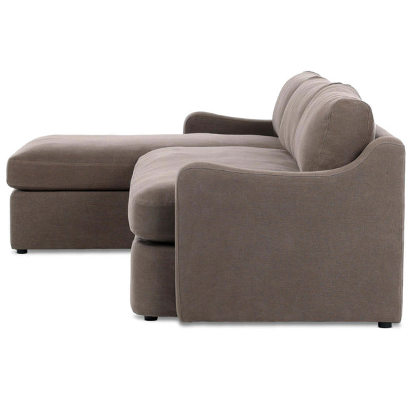 Home Fashion Aurelia 2-Piece Sectional Broadway Coffee By Amber Lewis X Four Hands