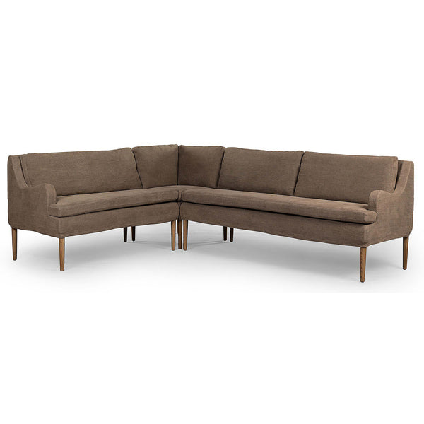 home fashion Aurelia Dining Banquette L-Shape Broadway Coffee by Amber Lewis