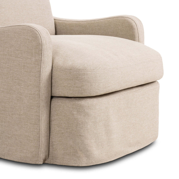 Home Fashion Aurelia Outdoor Swivel Chair Alessi Buff By Amber Lewis X Four Hands