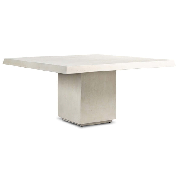 home fashion Avila 60" Outdoor Dining Table Aged White by Amber Lewis x Four Hands