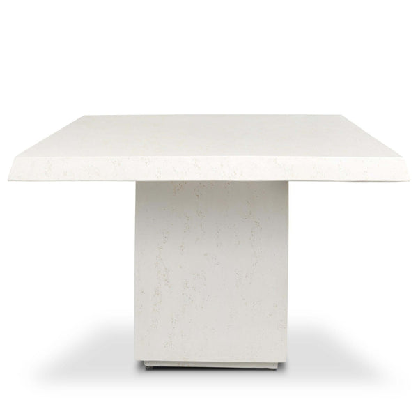 Home Fashion Avila Outdoor Rectangular Dining Table Aged White By Amber Lewis X Four Hands