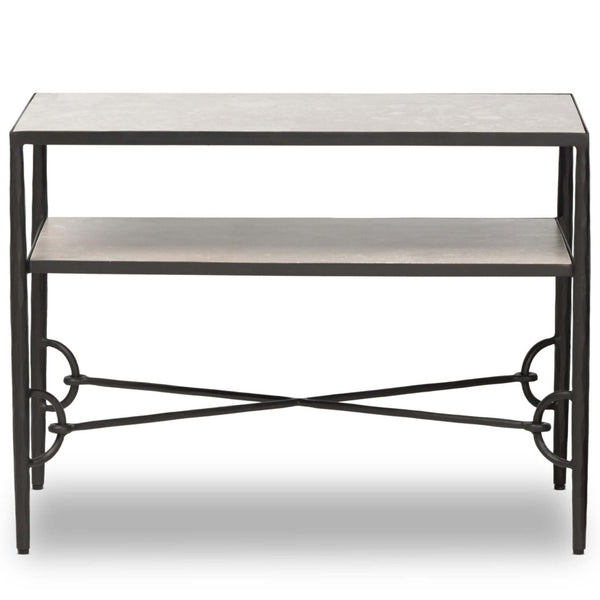 Home Fashion Babylon Nightstand Lunar Marble By Four Hands