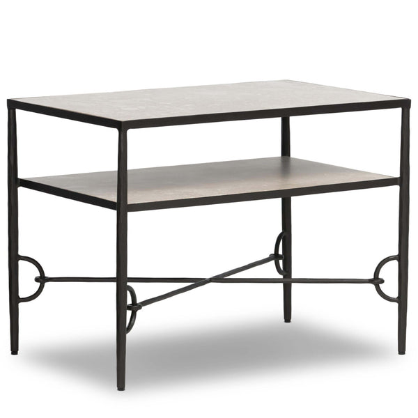 home fashion Babylon Nightstand Lunar Marble by Four Hands