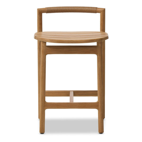 Home Fashion Baden Outdoor Bar & Counter Stool Textured Sand By Four Hands