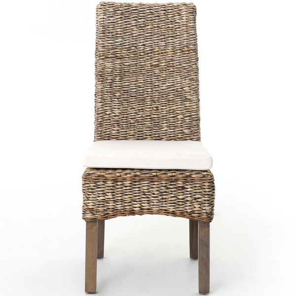 Home Fashion Banana Leaf Chair Grey Wash Set Of 2 By Four Hands