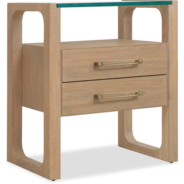 home fashion Banyon Bay 2 Drawer Nightstand Desert Oak