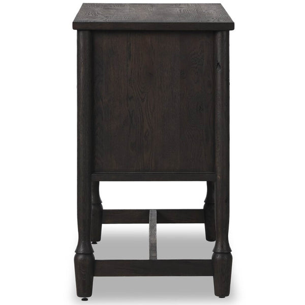 Home Fashion Bari 46" Sideboard Cracked Smoked Black By Amber Lewis X Four Hands