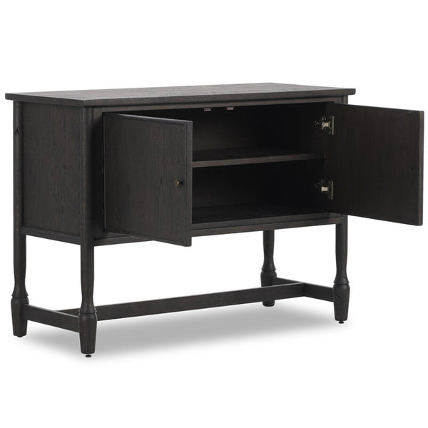Home Fashion Bari 46" Sideboard Cracked Smoked Black By Amber Lewis X Four Hands