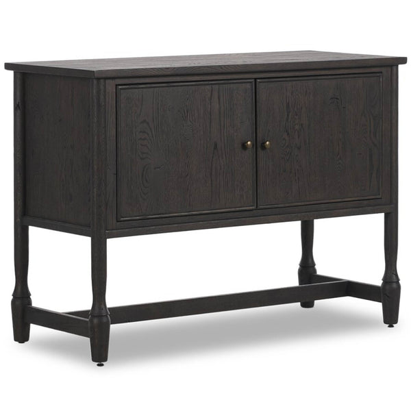 home fashion Bari 46" Sideboard Cracked Smoked Black by Amber Lewis x Four Hands