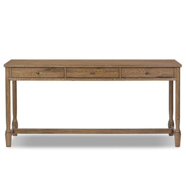 Home Fashion Bari Desk Weathered Oak By Amber Lewis X Four Hands