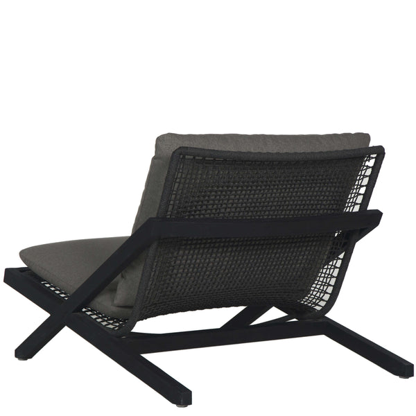 Home Fashion Bari Lounge Chair Charcoal Gracebay Grey