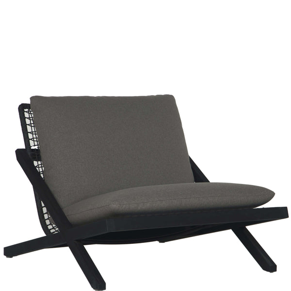 Home Fashion Bari Lounge Chair Charcoal Gracebay Grey