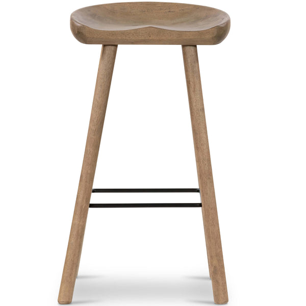 Home Fashion Barrett Bar & Counter Stool Natural Matte By Four Hands