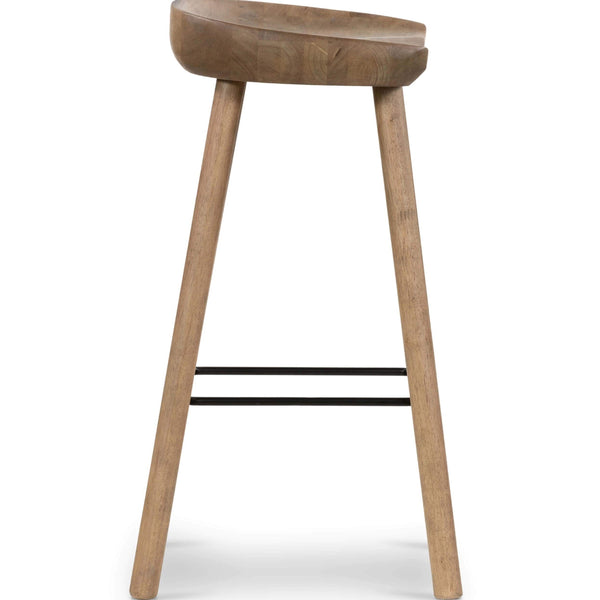 Home Fashion Barrett Bar & Counter Stool Natural Matte By Four Hands
