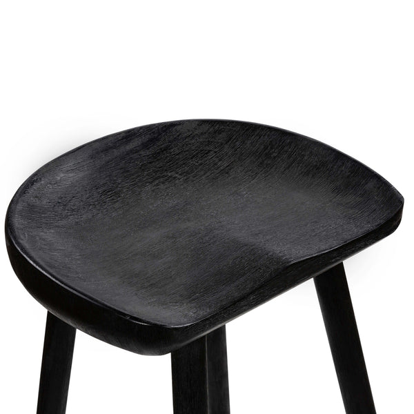 Home Fashion Barrett Counter Stool Matte Black By Four Hands