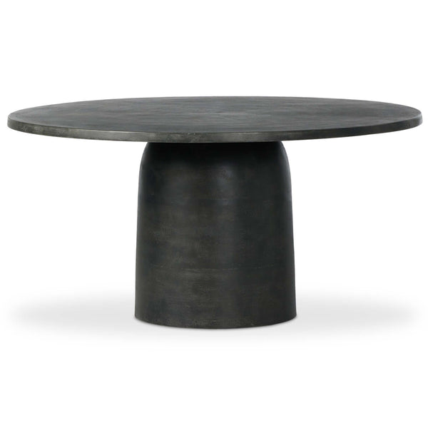 Home Fashion Basil 60" Outdoor Dining Table Aged Grey By Four Hands