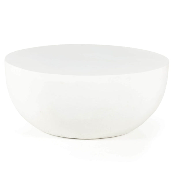 Home Fashion Basil Outdoor Coffee Table Matte White By Four Hands