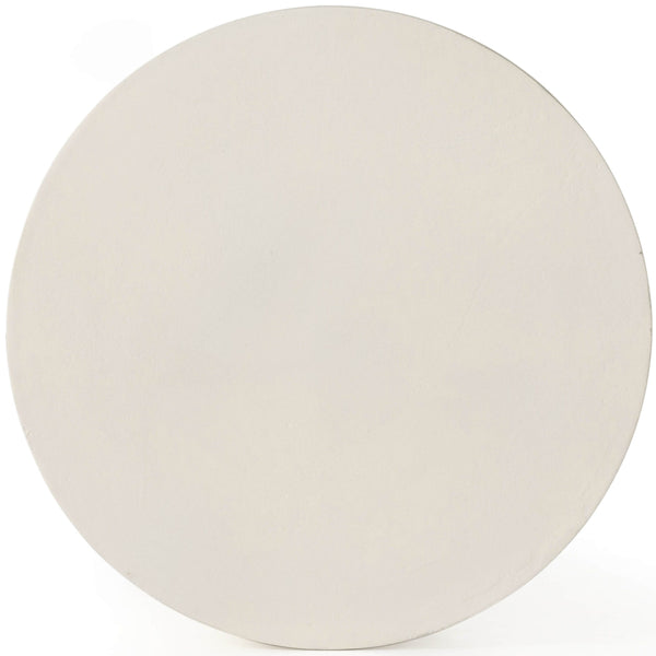 Home Fashion Basil Outdoor Drink Table Matte White By Four Hands