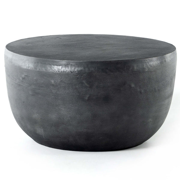 home fashion Basil Outdoor End Table Aged Grey by Four Hands