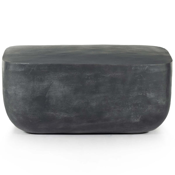 Home Fashion Basil Square Outdoor Coffee Table Aged Grey By Four Hands