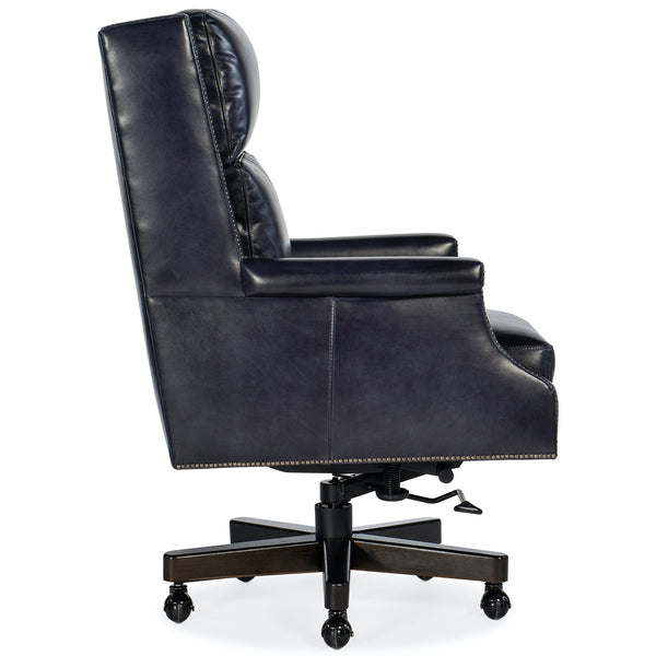 Home Fashion Beckett Executive Leather Chair Checkmate Champion