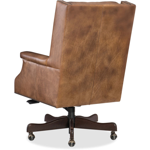 Home Fashion Beckett Executive Leather Chair Checkmate Pawn