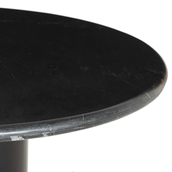 Home Fashion Belle 38" Round Dining Table Black Marble By Four Hands