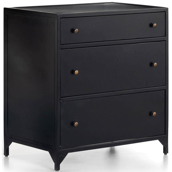 home fashion Belmont Storage Nightstand Large Black by Four Hands