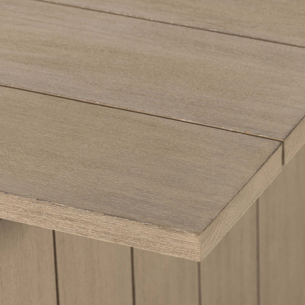 Home Fashion Belton Outdoor Dining Table Washed Brown By Four Hands