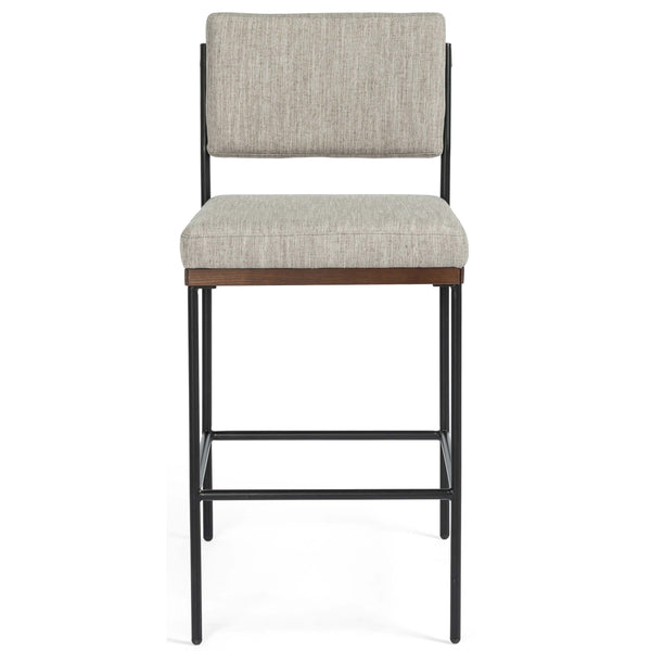 Home Fashion Benton Bar & Counter Stool Savile Flannel By Four Hands
