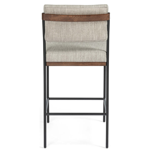 Home Fashion Benton Bar & Counter Stool Savile Flannel By Four Hands