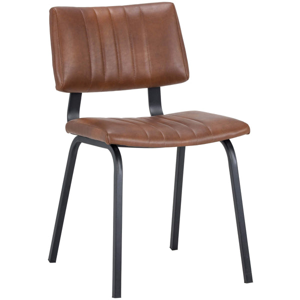 home fashion Berkley Dining Chair Bravo Cognac Set of 2