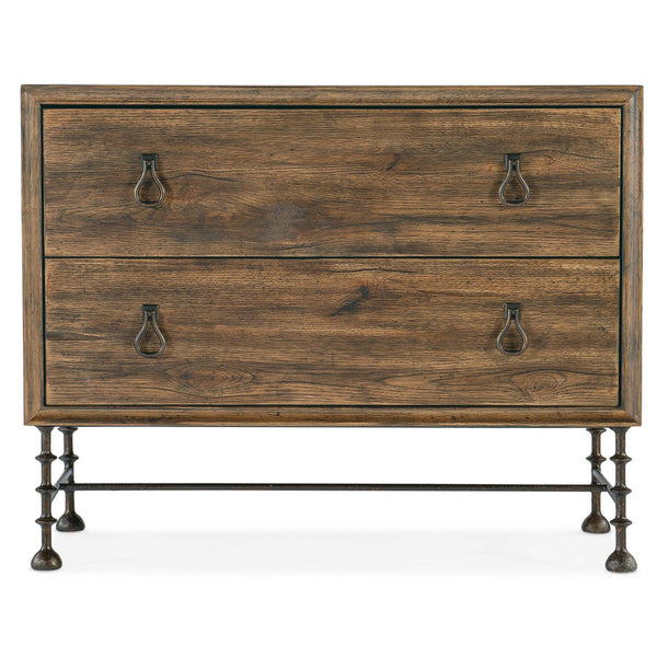 Home Fashion Big Sky 2 Drawer Bachelors Chest Timber