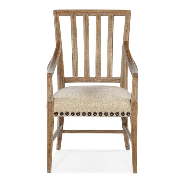 Home Fashion Big Sky Arm Chair Vintage Natural Set Of 2