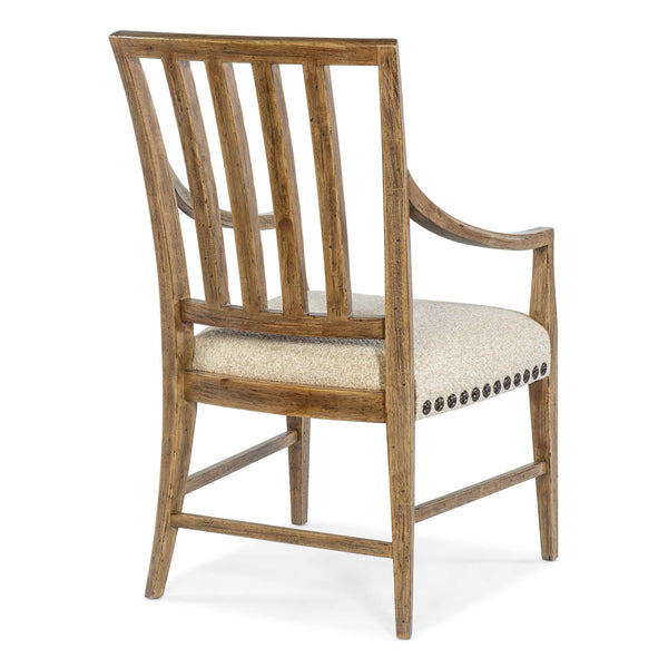 Home Fashion Big Sky Arm Chair Vintage Natural Set Of 2