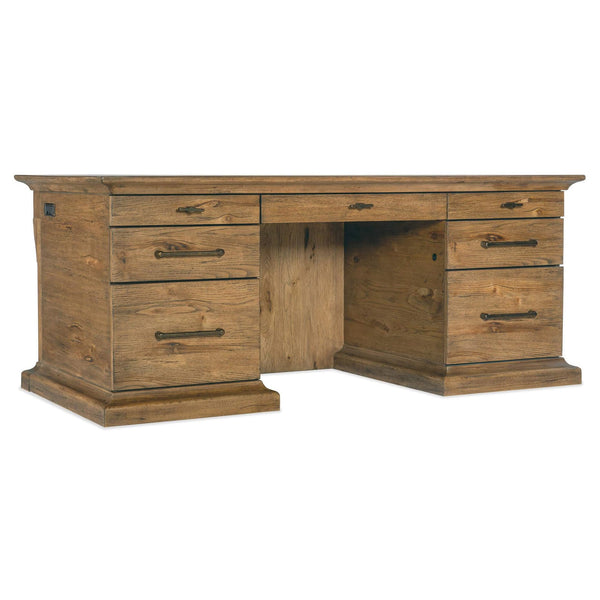 home fashion Big Sky Executive Desk Vintage Natural