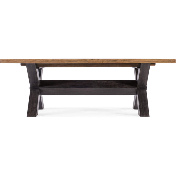 Home Fashion Big Sky Trestle Dining Table Vintage Natural